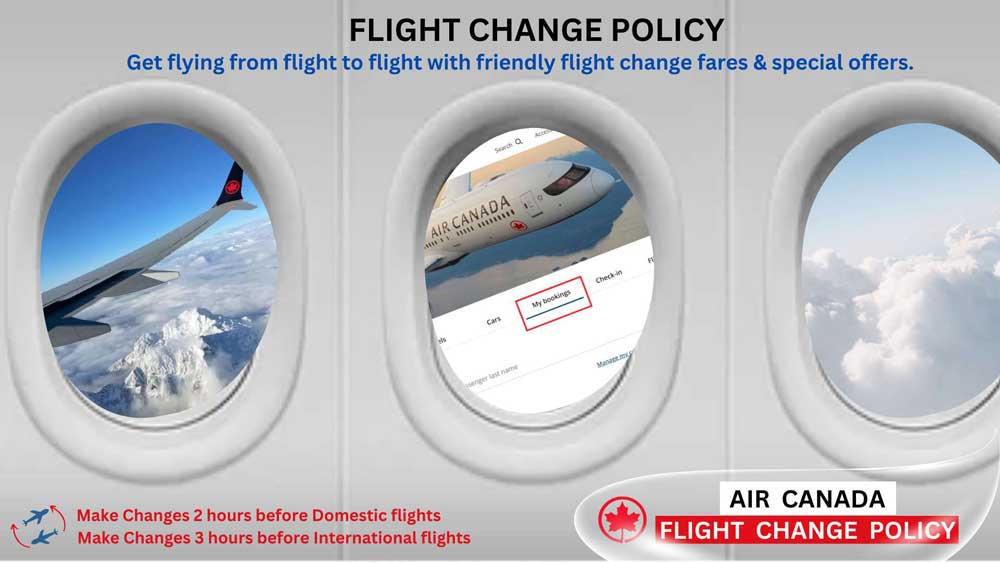 Change a Flight With Air Canada