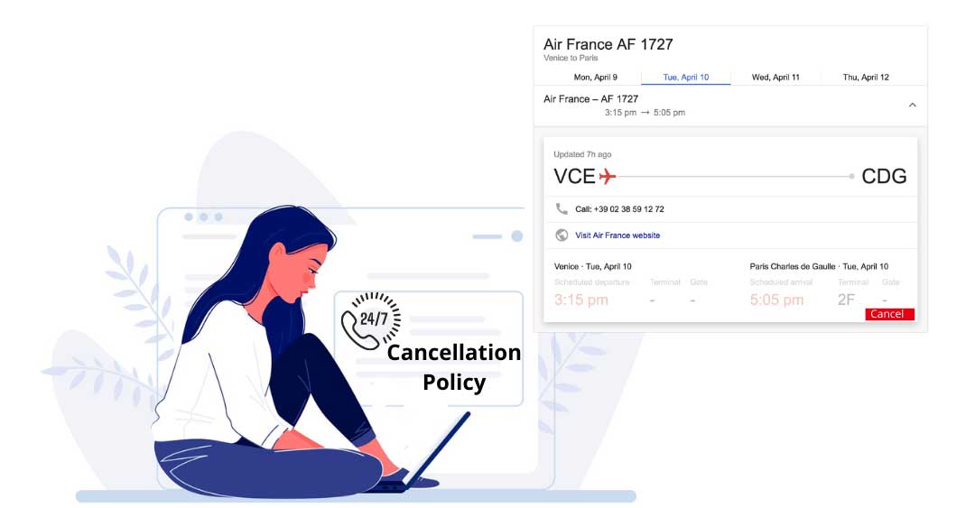 Air France 24 hours cancellation policy