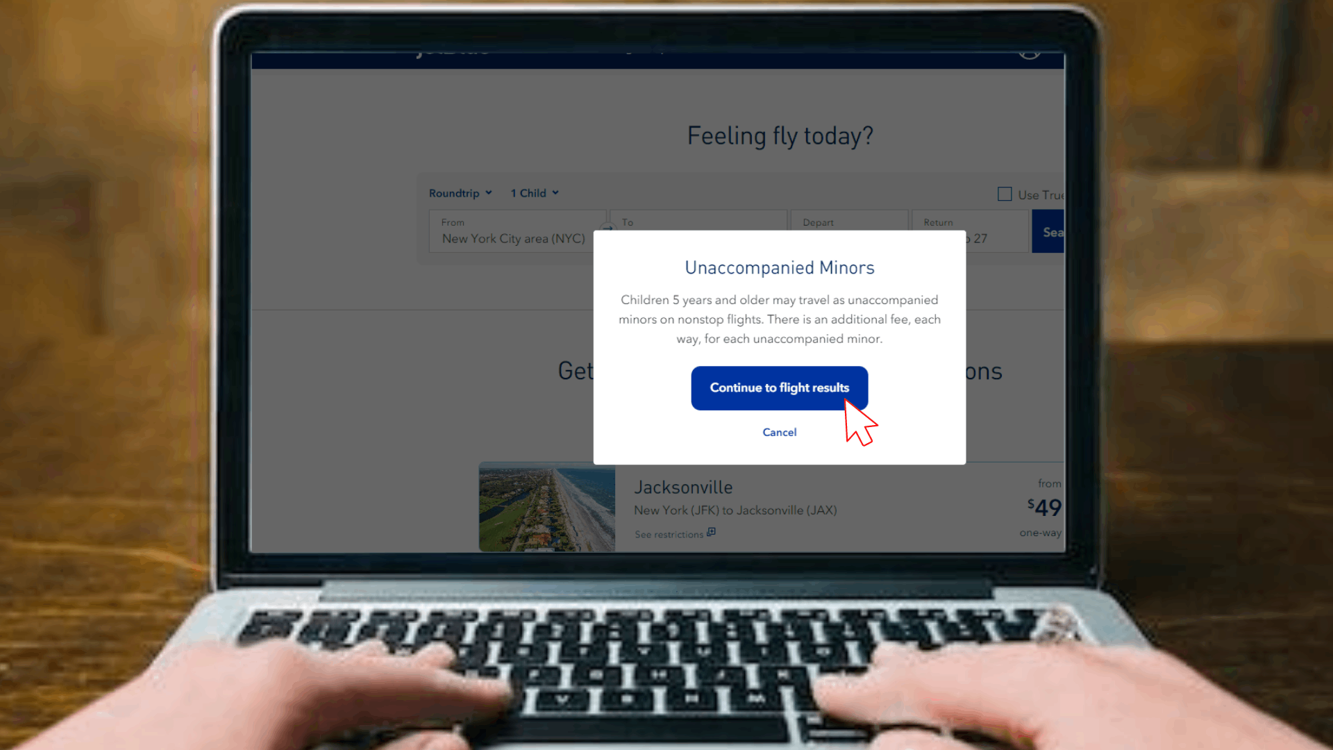 Jetblue Unaccompanied Minor Notification