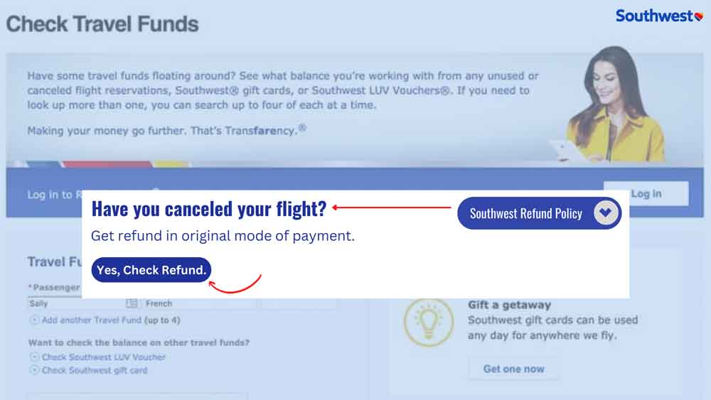 Refund On Southwest Airlines