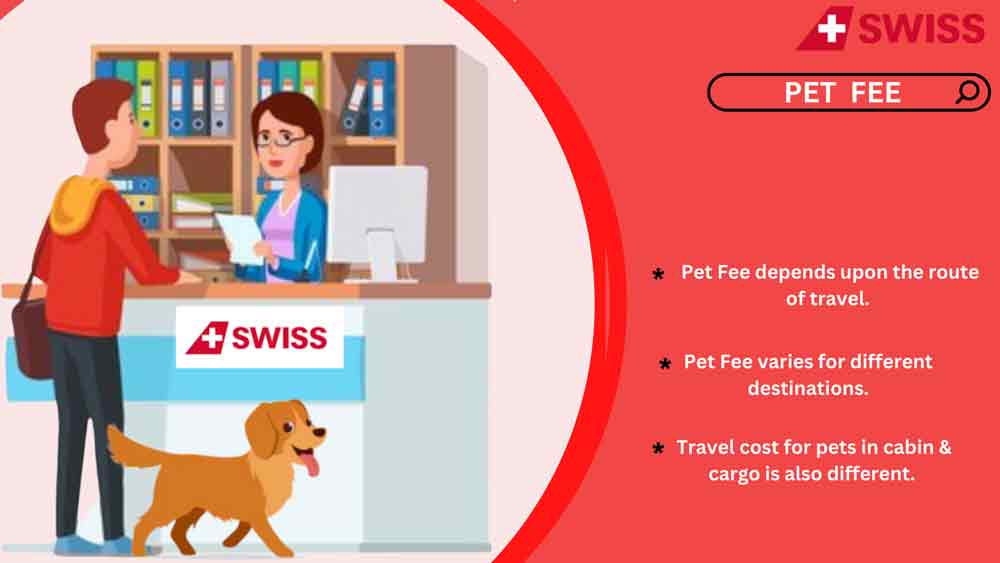 swiss Airlines Pet travel cost