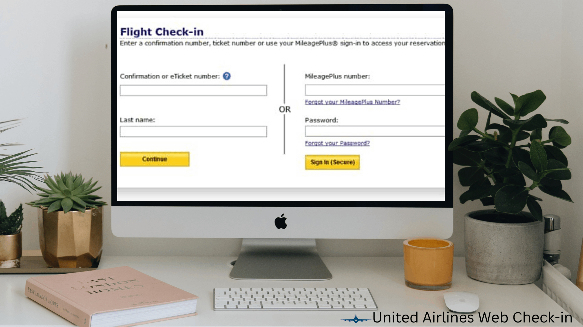 united airlines check-in Online
