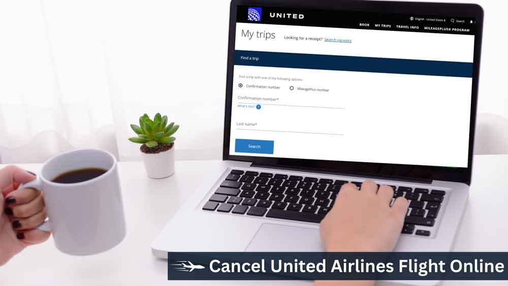 Cancel united Airlines Flight online